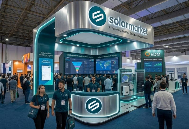 Estande da SolarMarket na Intersolar South America